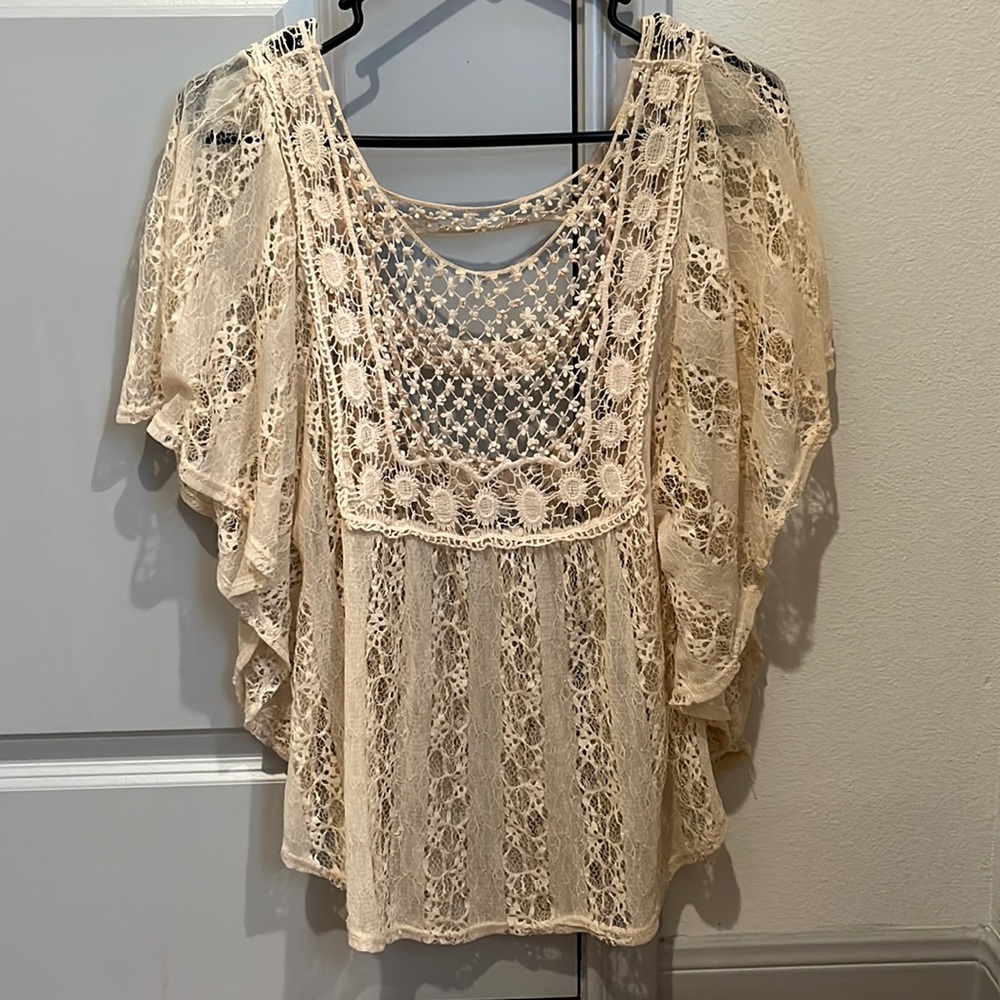Boho lace top
